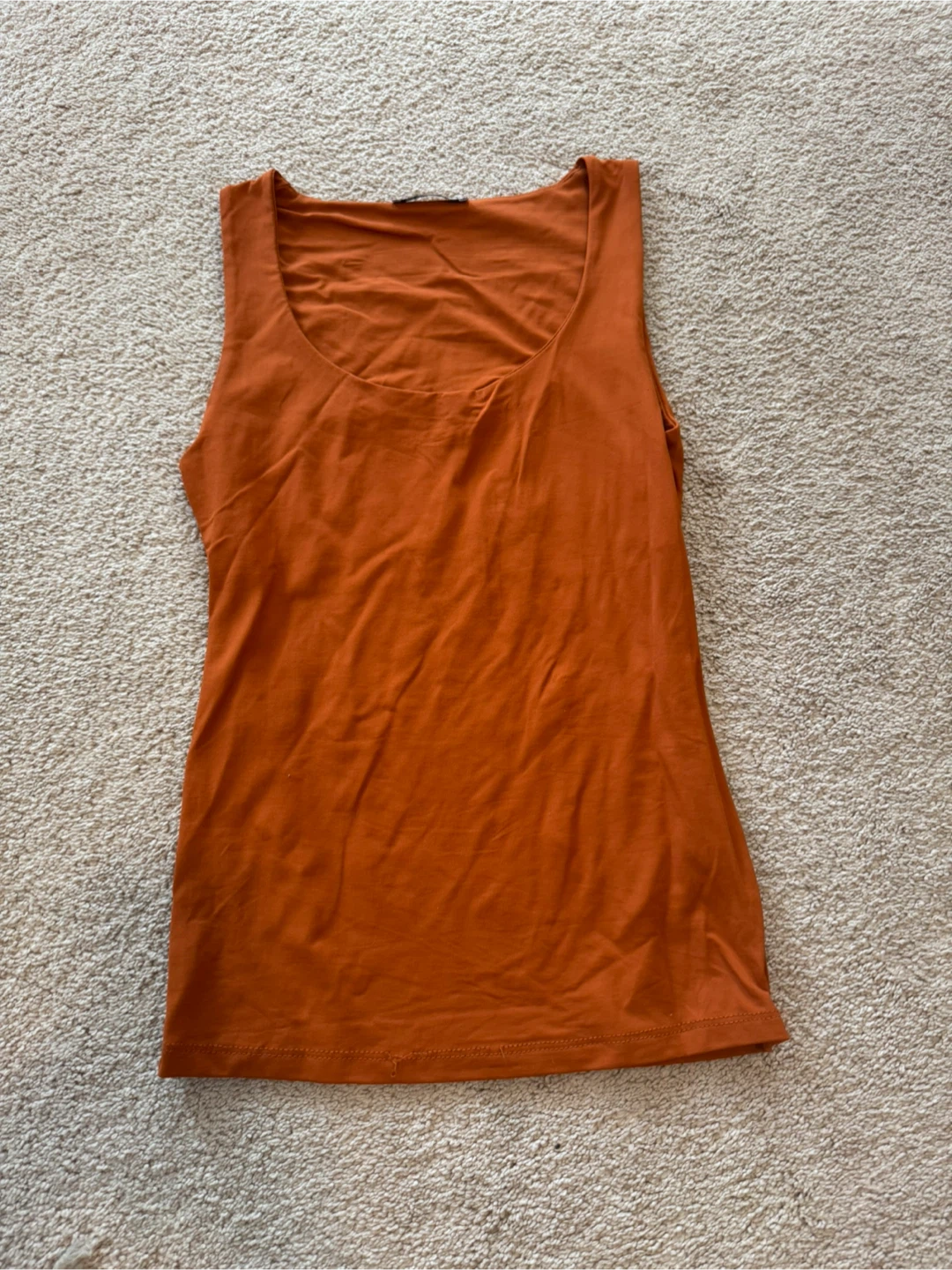 Orange Tank Top