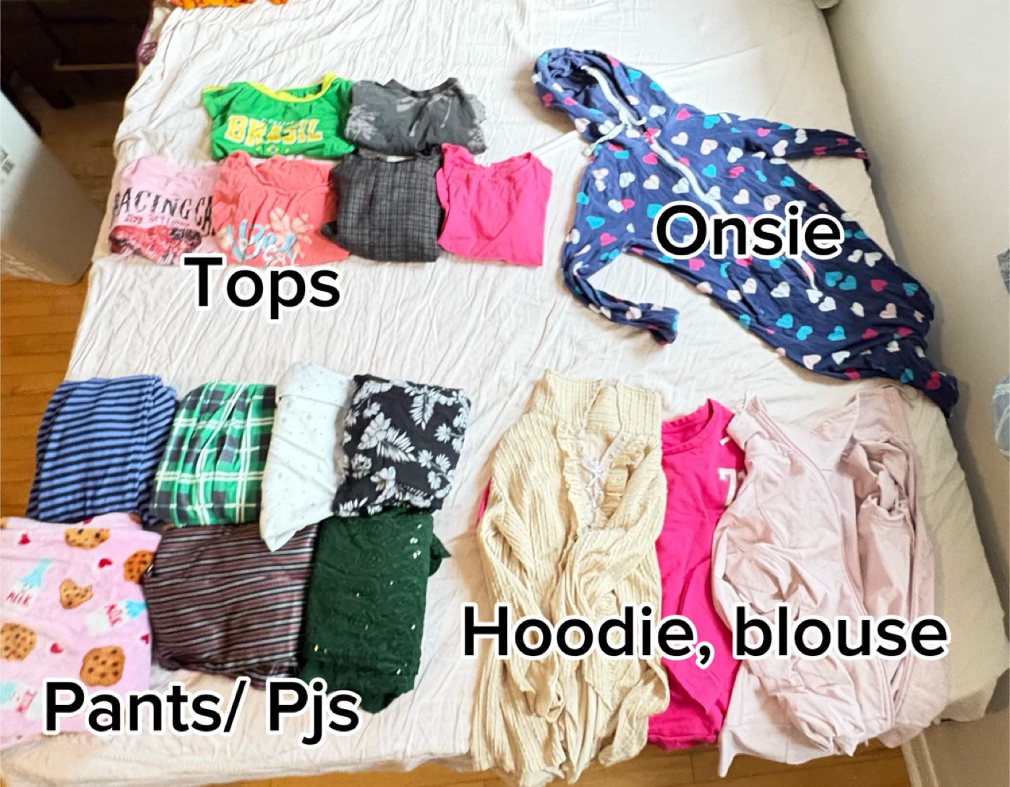 Assorted Lot of Women's Tops and Pajama Set