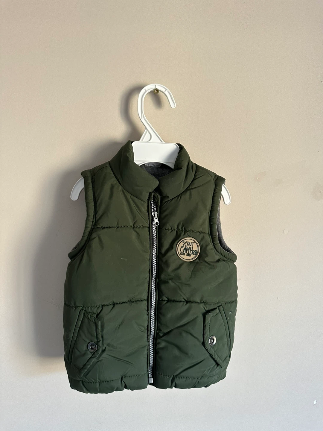 Zara Green Puffer Vest 12 months