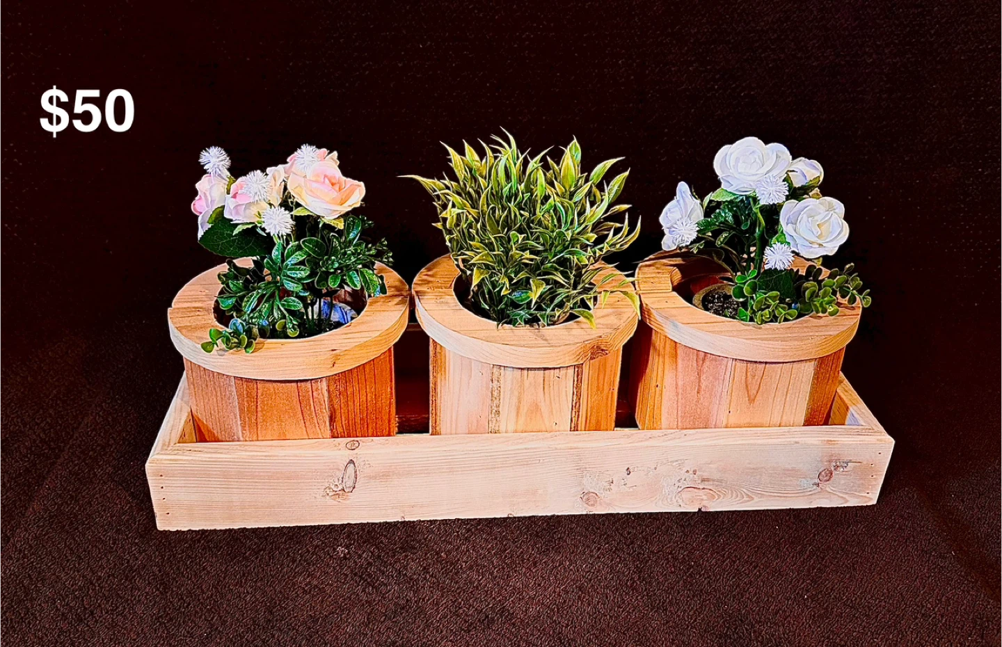 Wooden Planter Sets/Centre piece - photo 5