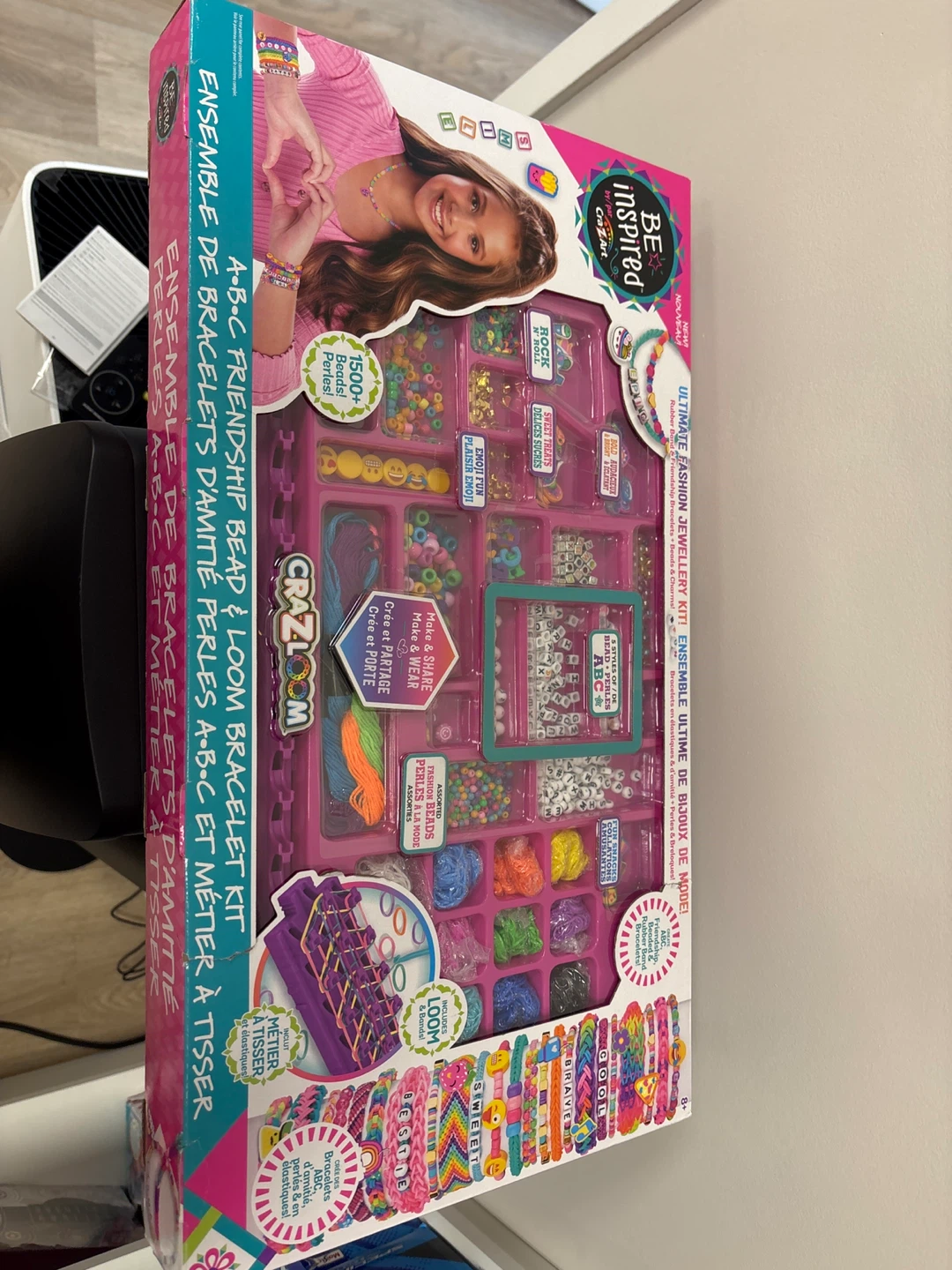 CraZArt A.B.C Friendship Bead & Loom Bracelet Kit