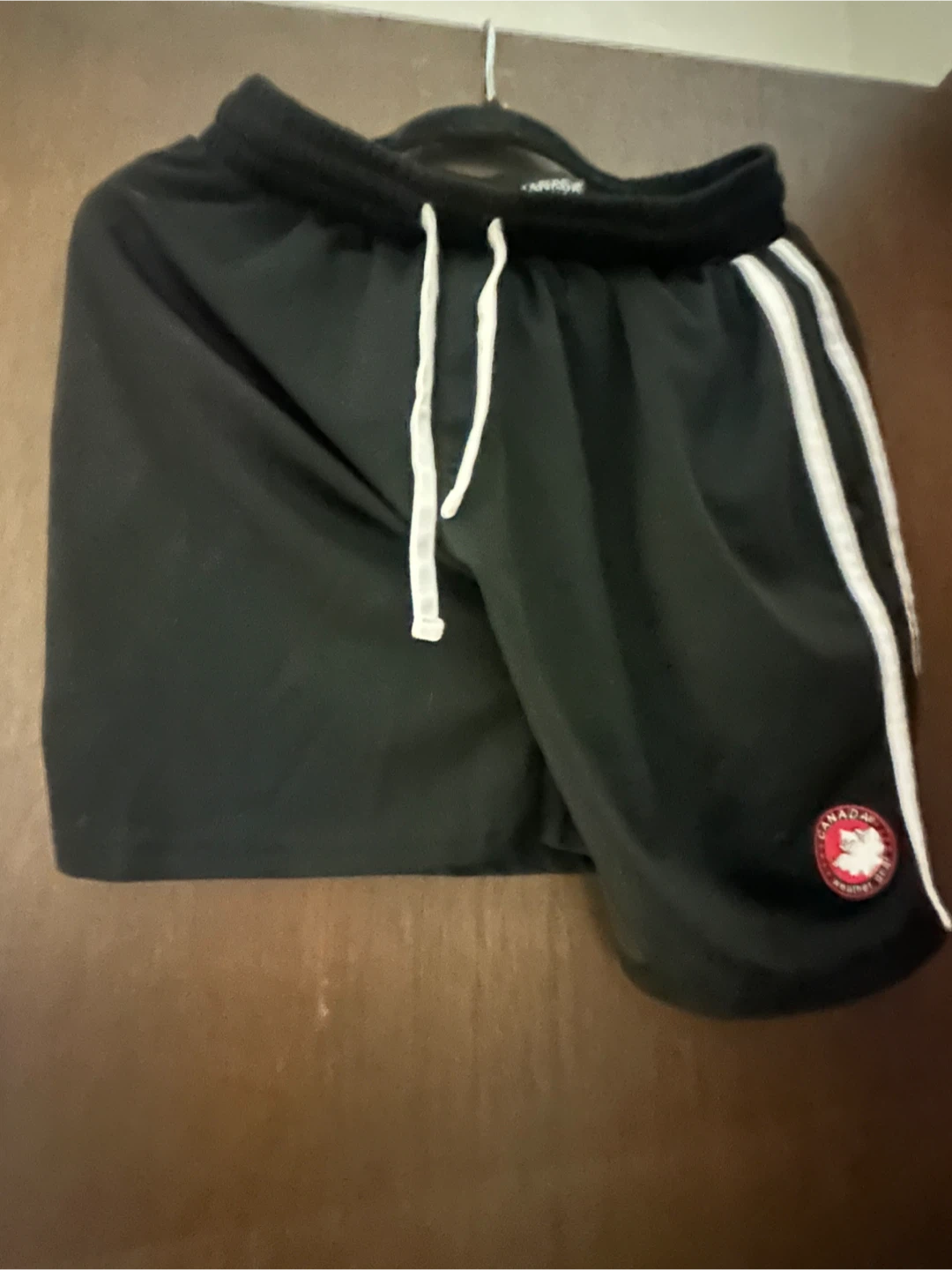 CANADA leathergear M/M Black Track Shorts