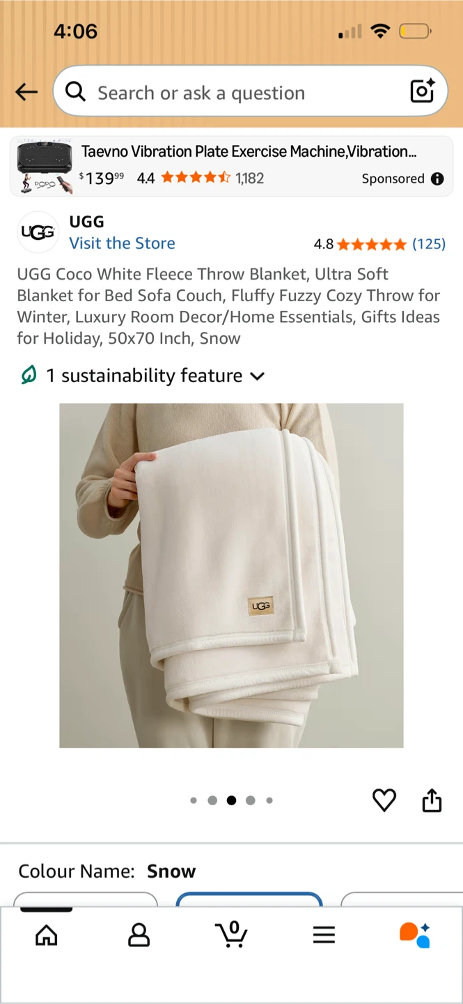 Koolaburra by UGG Fleece Throw Blanket