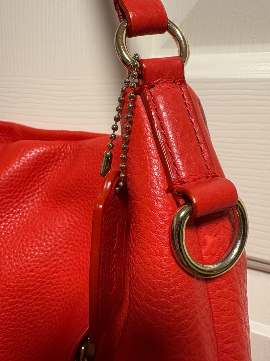 Coach Burnt Orange Leather Hobo Shoulder Bag - photo 5