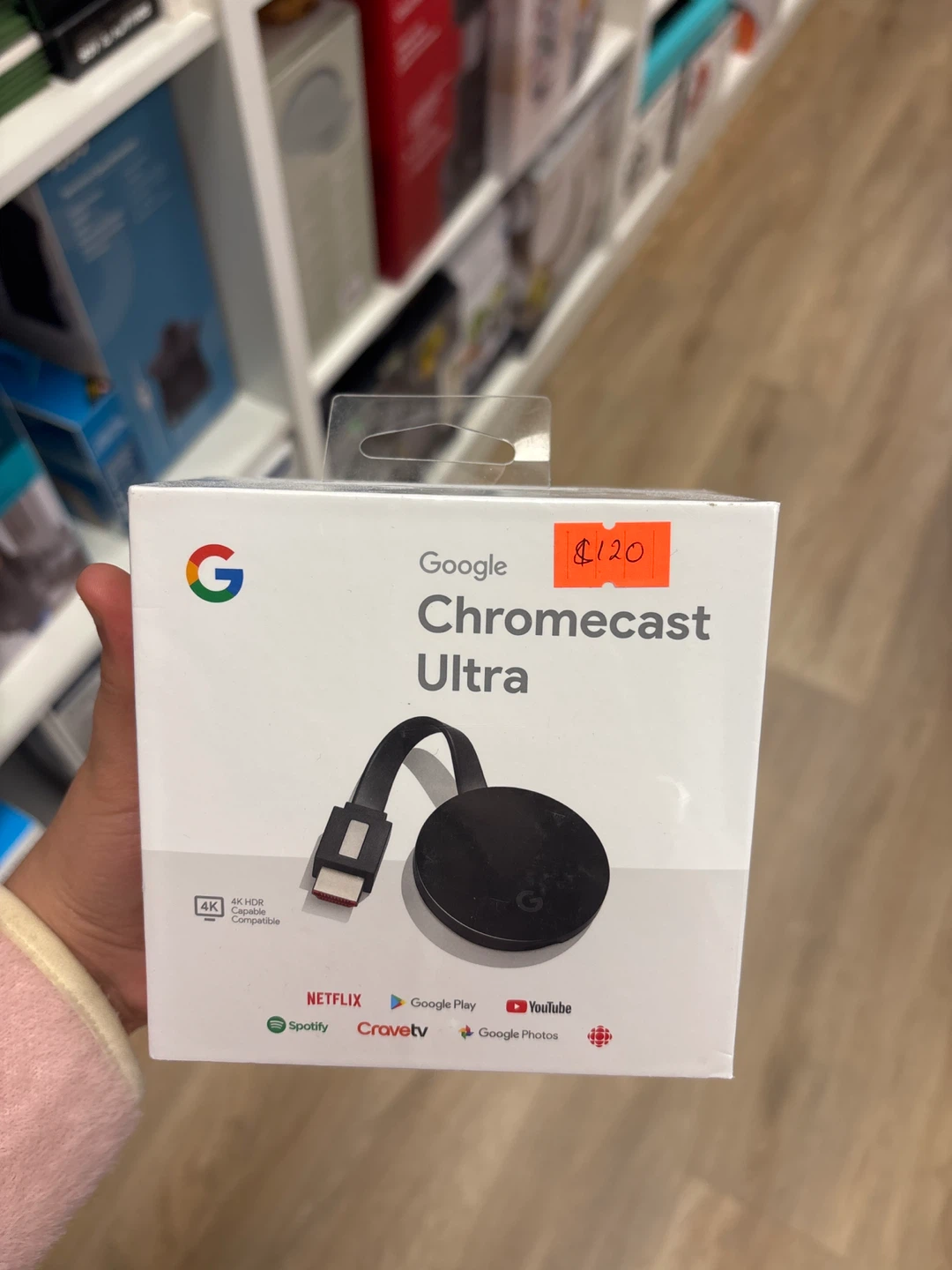 Google Chromecast Ultra 4K HDR Streaming Device