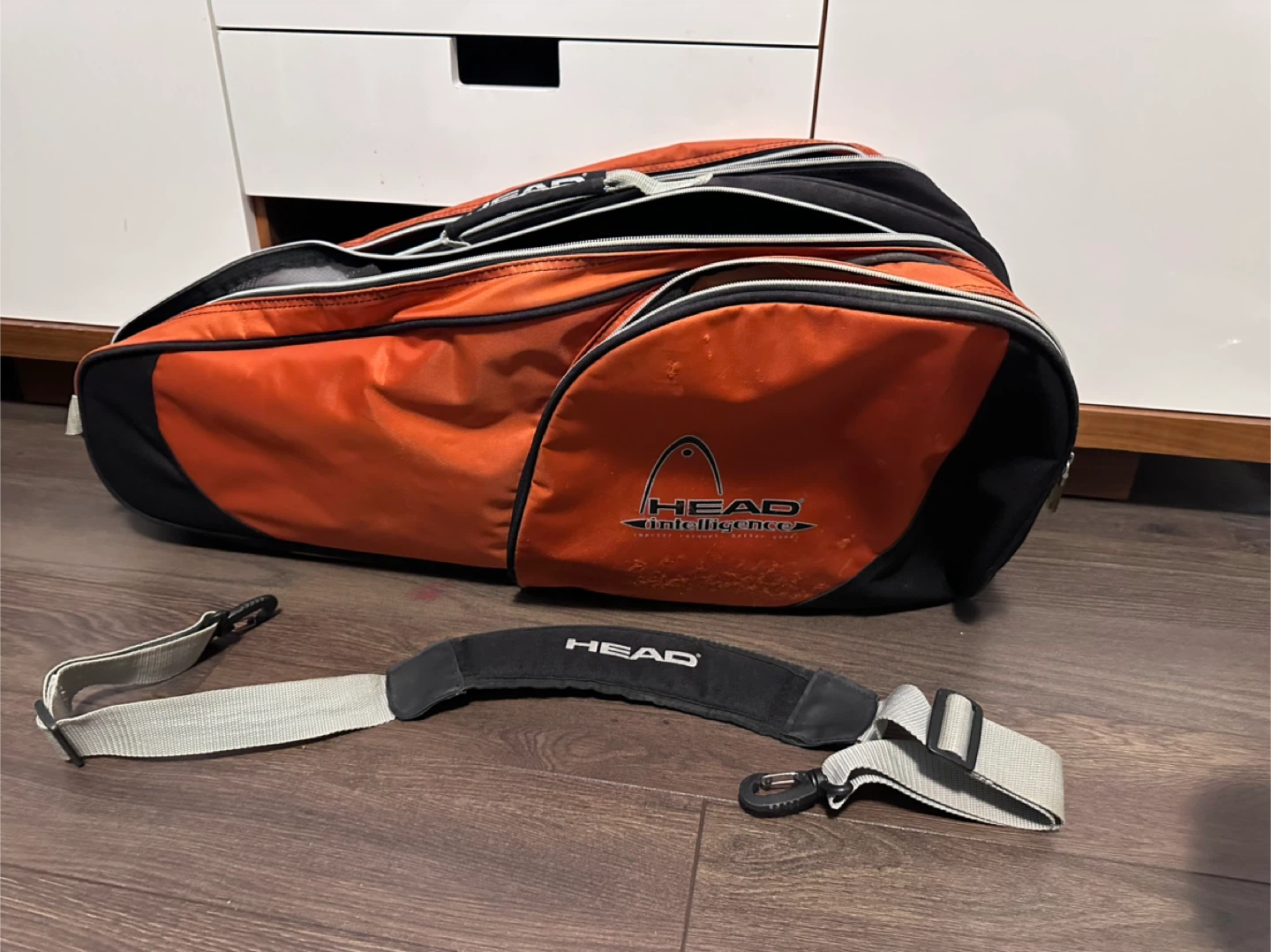 HEAD Tennis Bag - Orange/Black