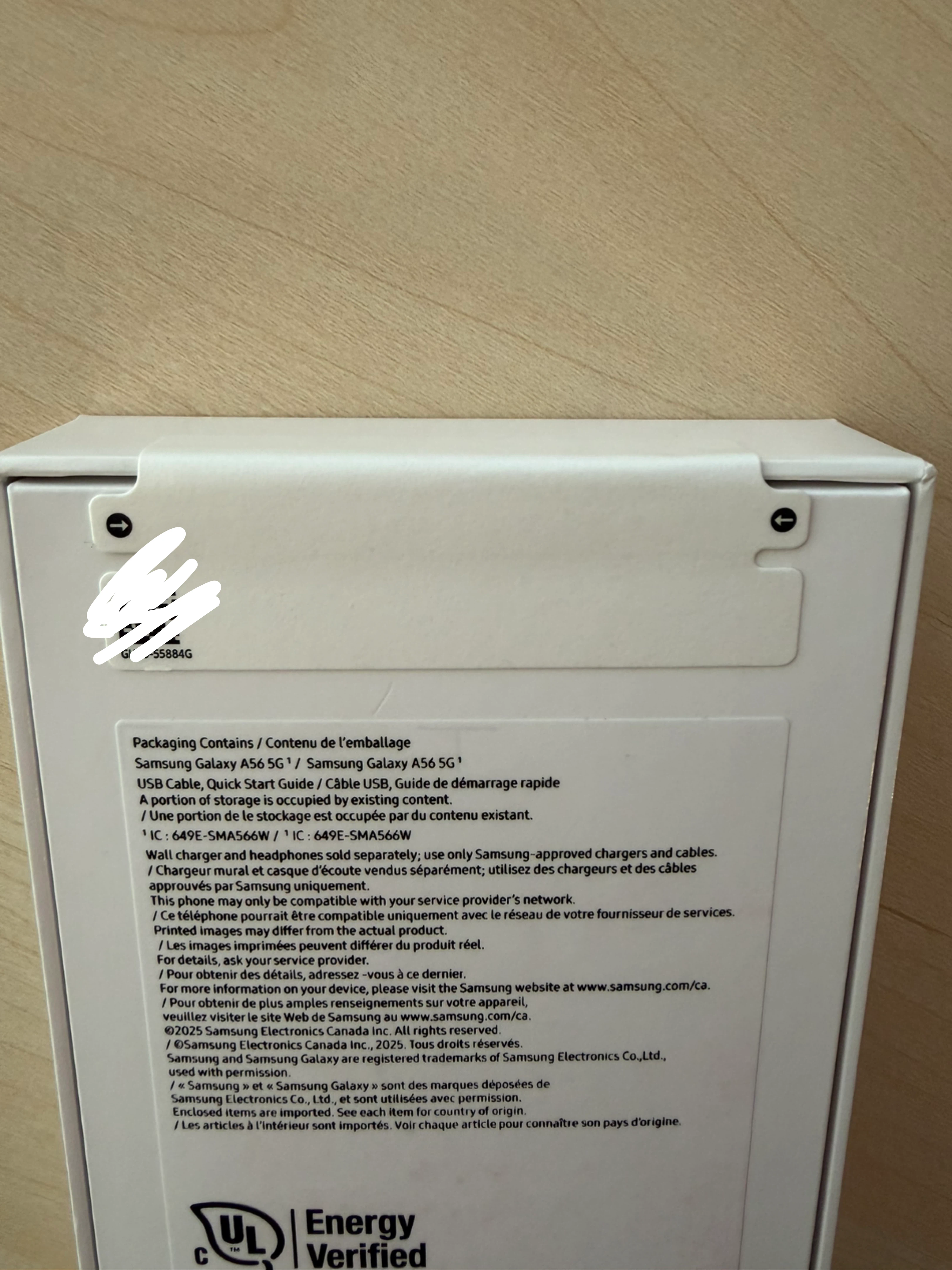 [Unopened] Samsung Galaxy A56 5G Smartphone - photo 4