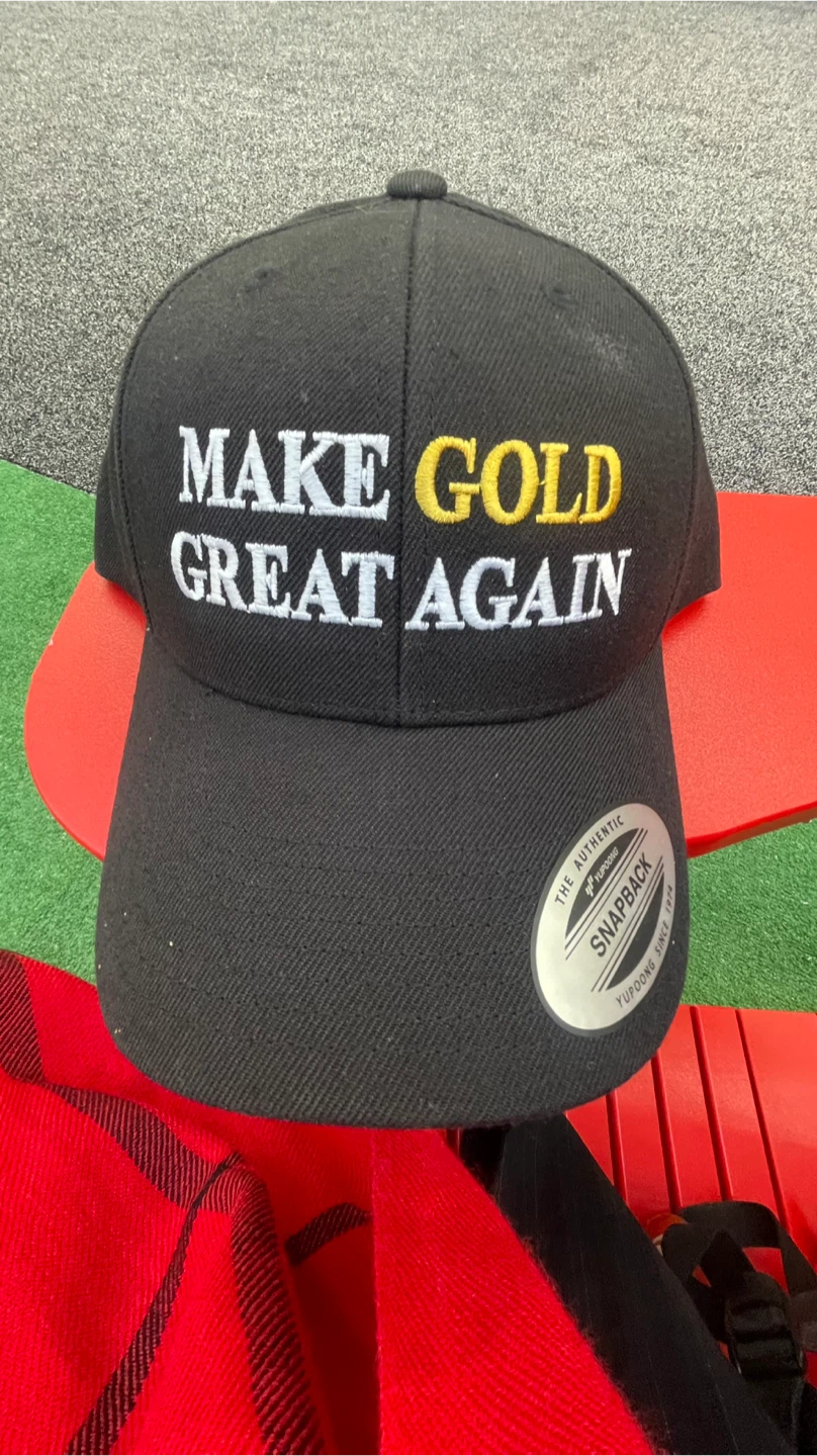 Snapback Hat - "Make Gold Great Again" for only $39