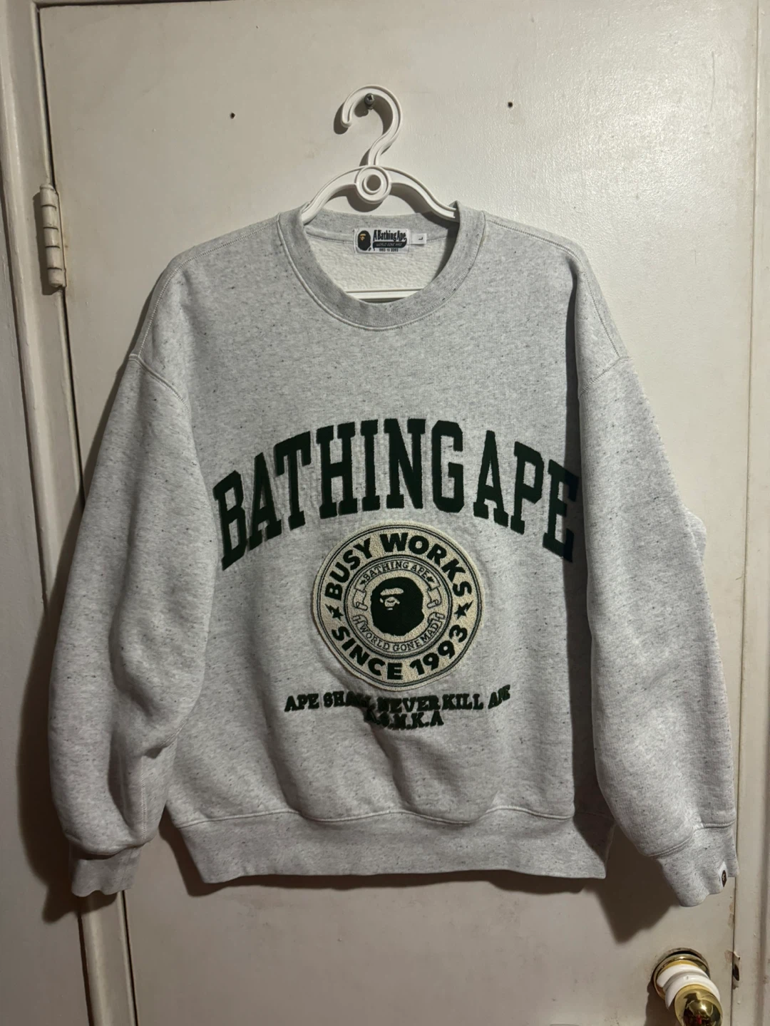 A Bathing Ape Crewneck Sweatshirt Size L