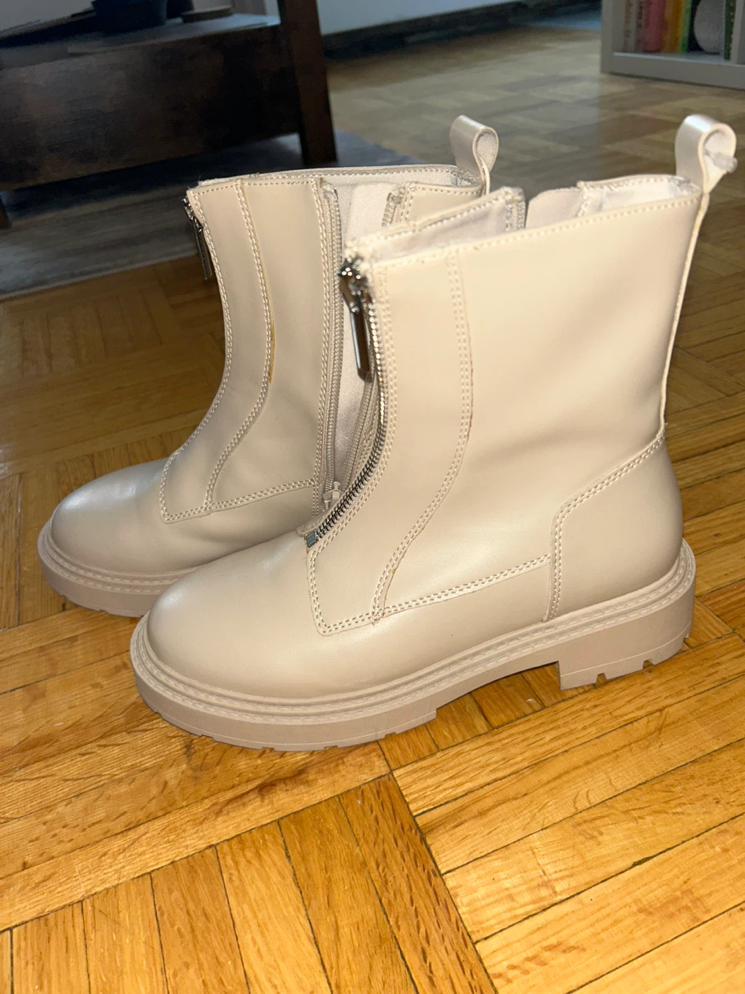 Cream Zara Boots - photo 2