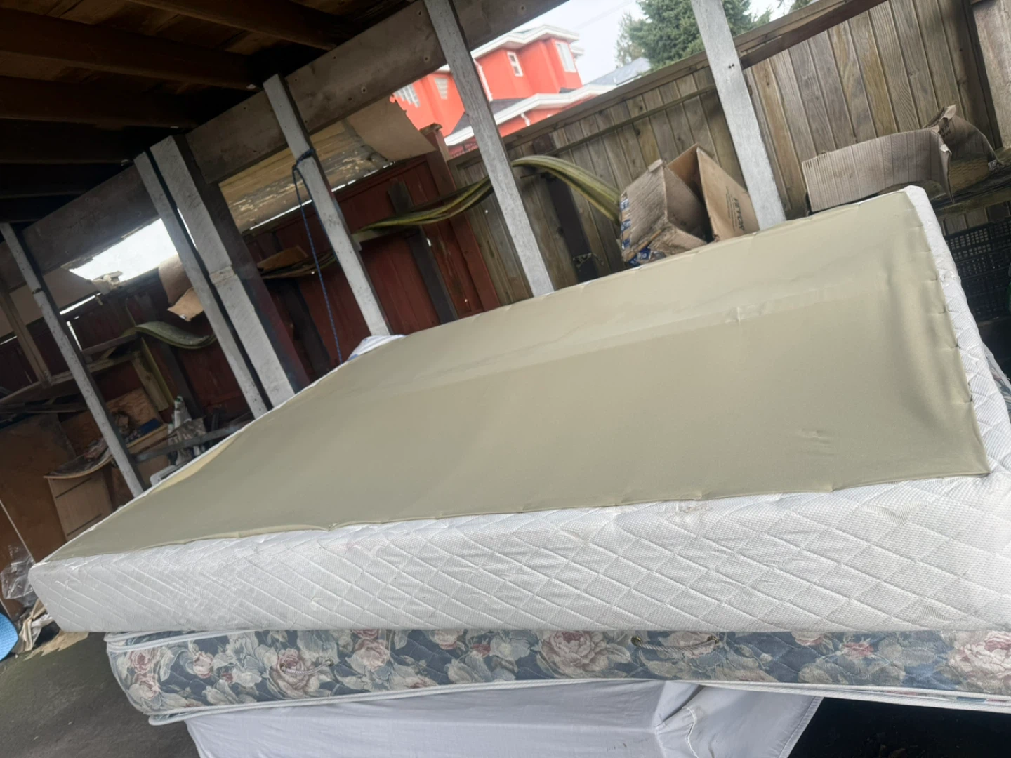 Used Mattress and Box Spring Set - photo 2