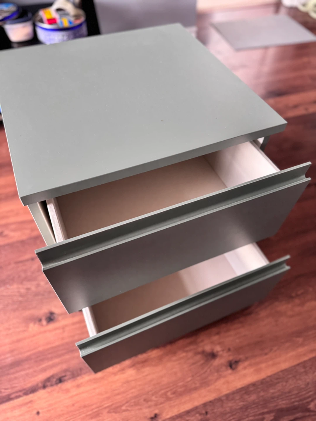 Grey 3-Drawer Cabinet - photo 2