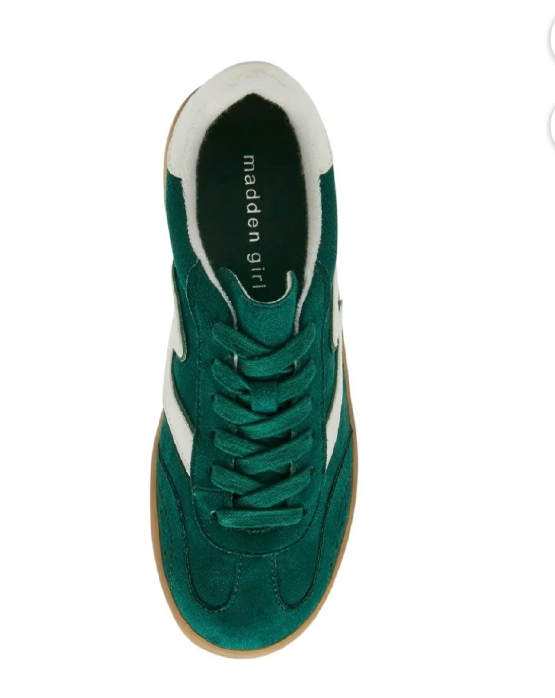 Madden Girl Women's Green Suede Lace-Up Sneakers - photo 4