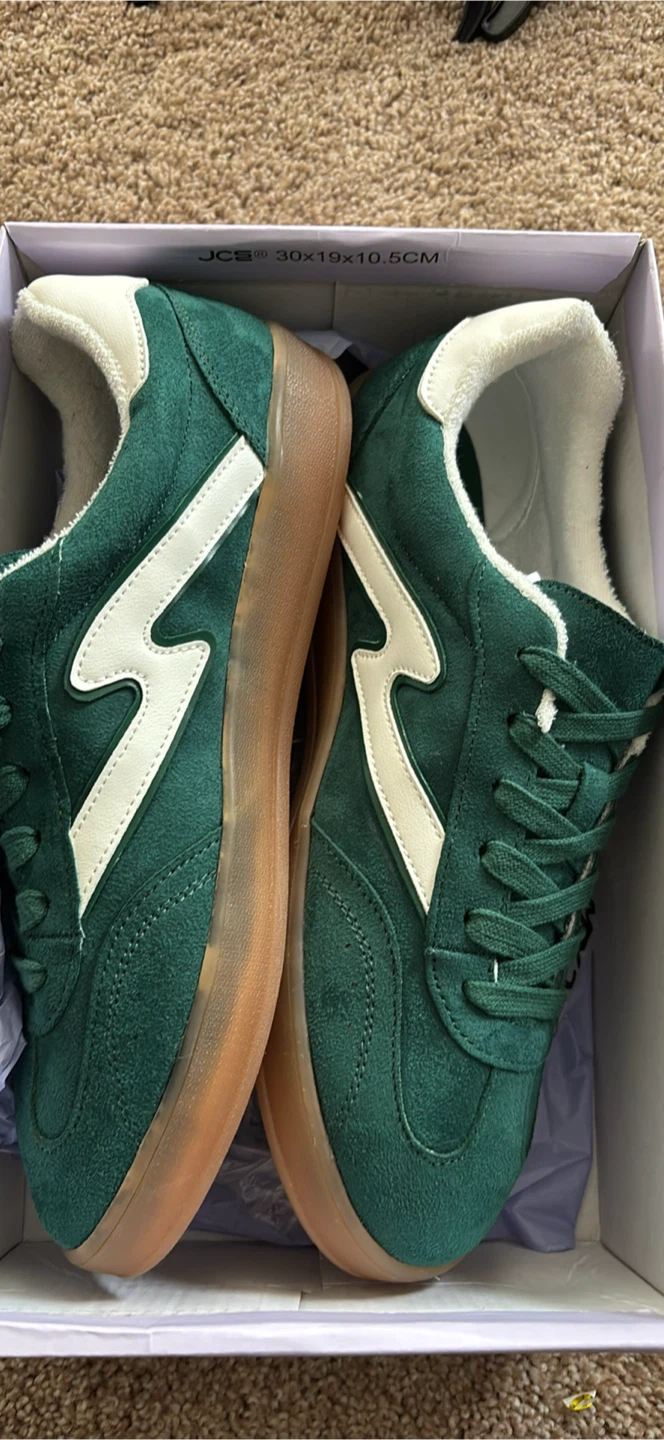 Madden Girl Women's Green Suede Lace-Up Sneakers - photo 2