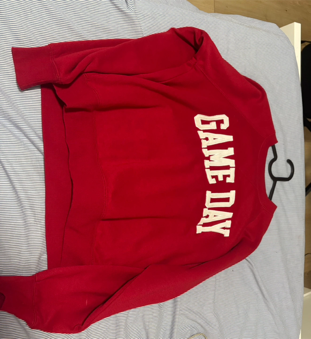 Red 'Game Day' Crewneck Sweatshirt