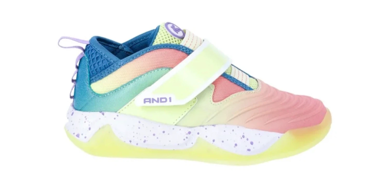 AND1 Kids Rainbow Tie-Dye Athletic Shoes - photo 4