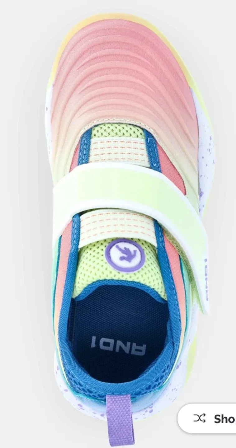 AND1 Kids Rainbow Tie-Dye Athletic Shoes - photo 2
