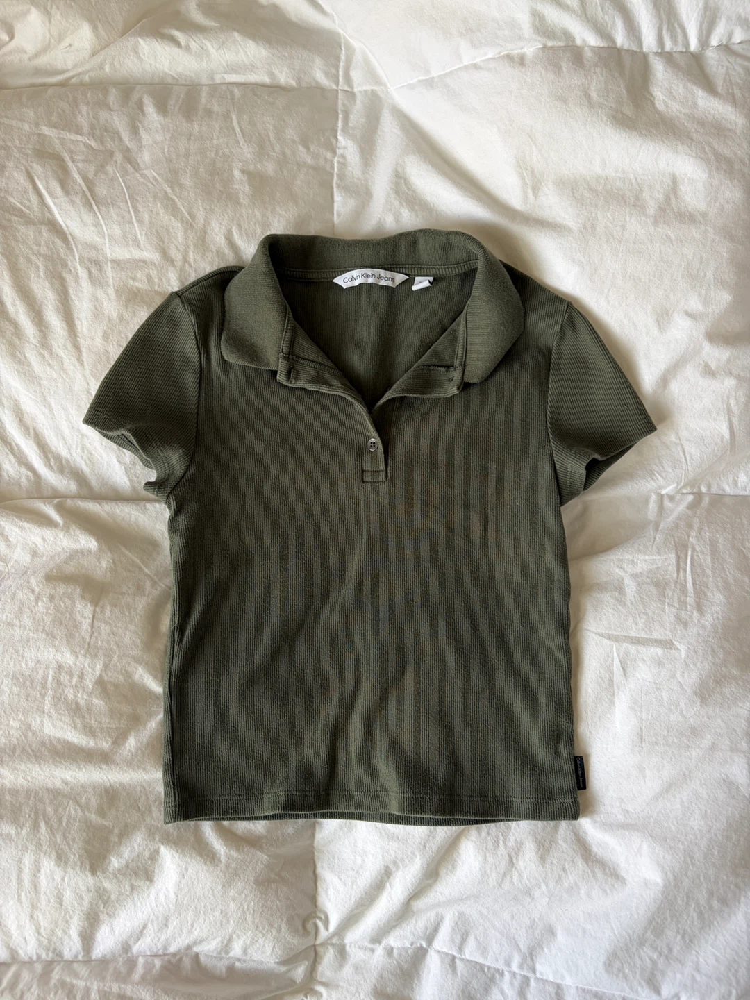calvin klein women’s top with collar
