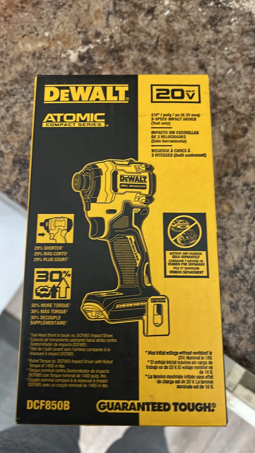 DEWALT ATOMIC 20V MAX Brushless Impact Driver