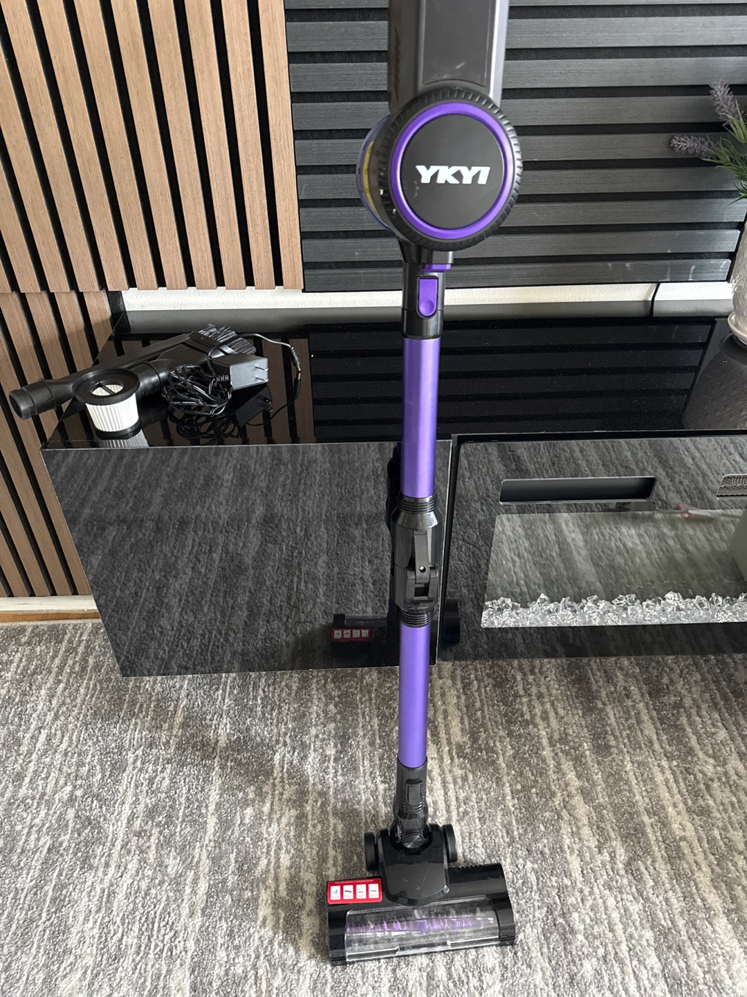 YKYI Cordless Stick Vacuum Cleaner - Purple