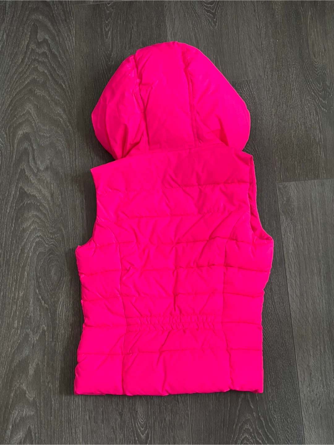 abercrombie kids pink puffer vest jacket - photo 3