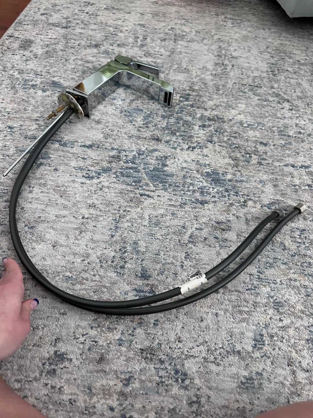 Delta Chrome Waterfall Faucet with Hoses - photo 5