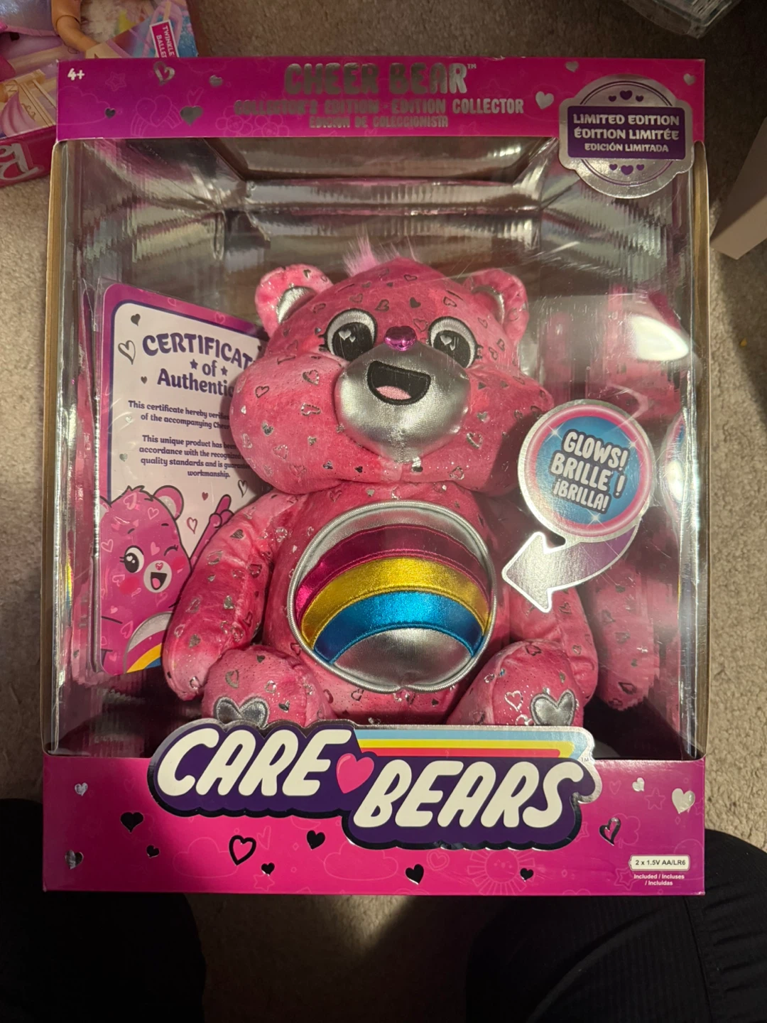 Care Bears Cheer Bear Limited Edition Collector Plush Toy