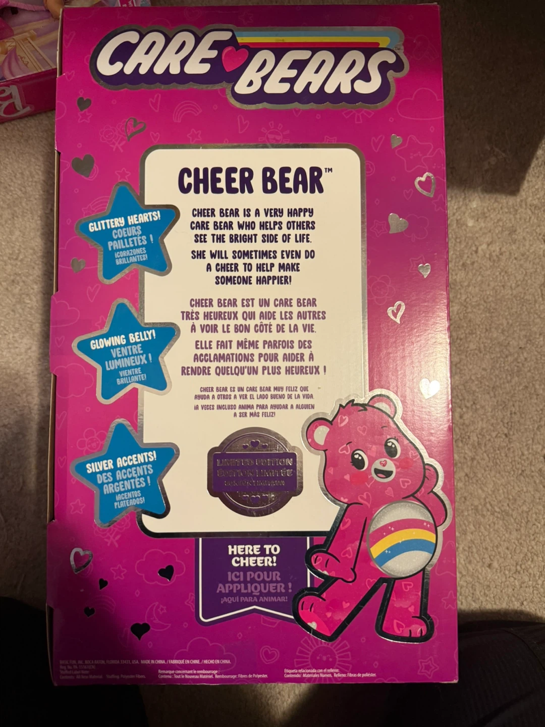 Care Bears Cheer Bear Limited Edition Collector Plush Toy - photo 2