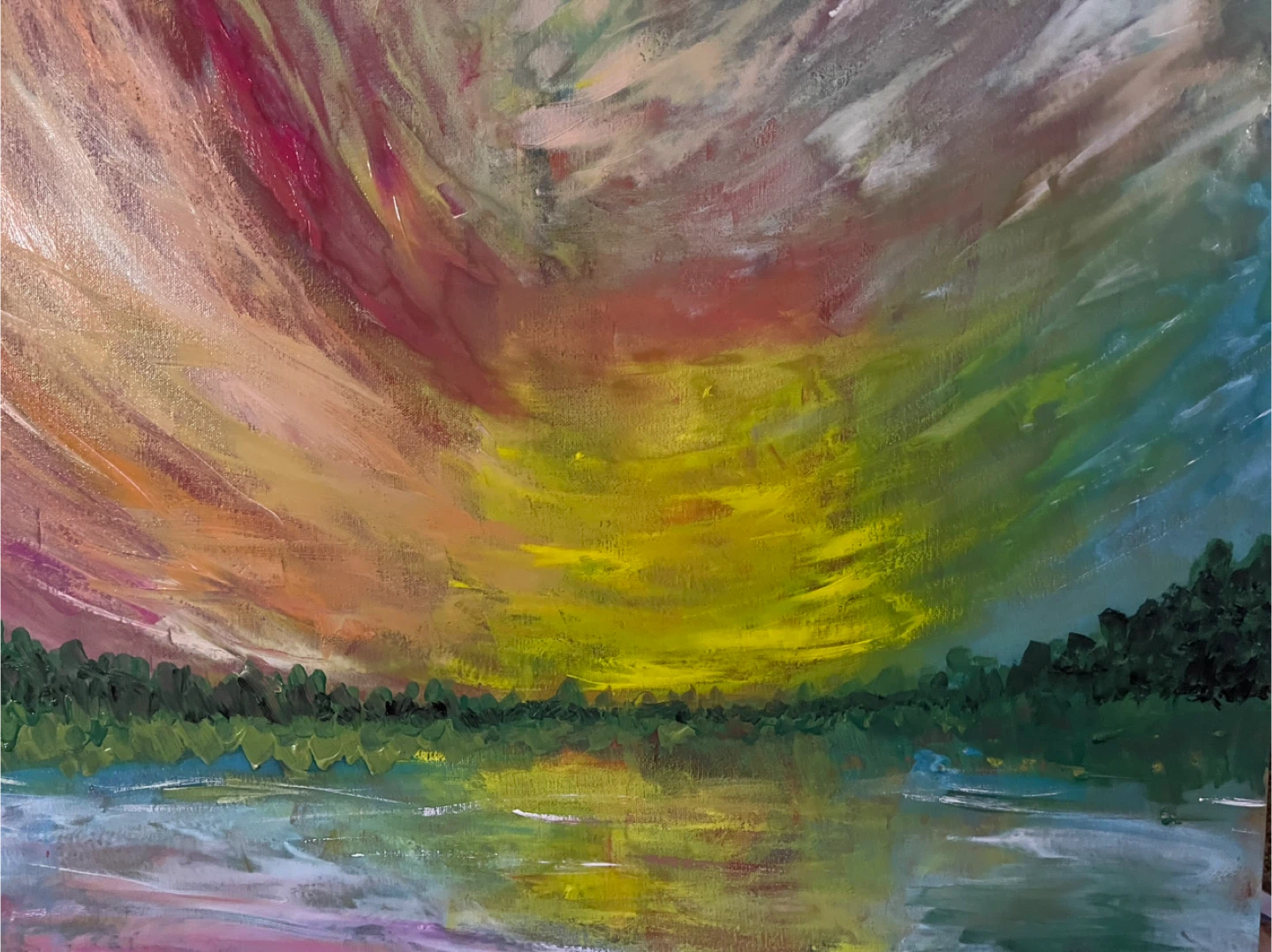 Beautiful Sky horizon  Painting