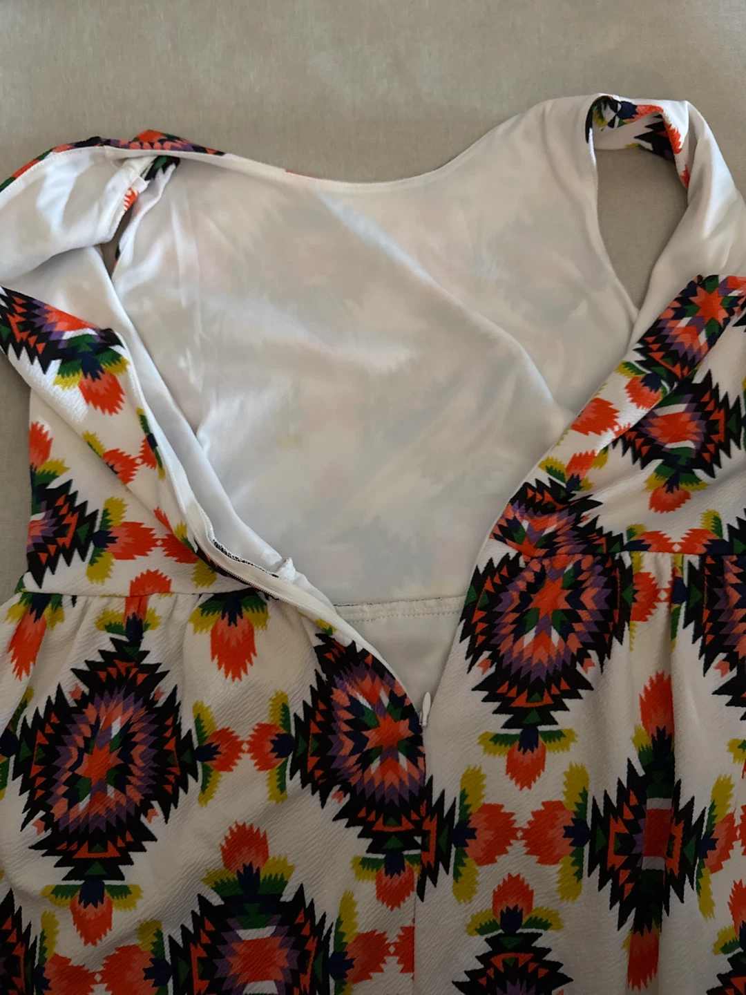 Women's Geometric Print Dress medium mini dress - photo 3