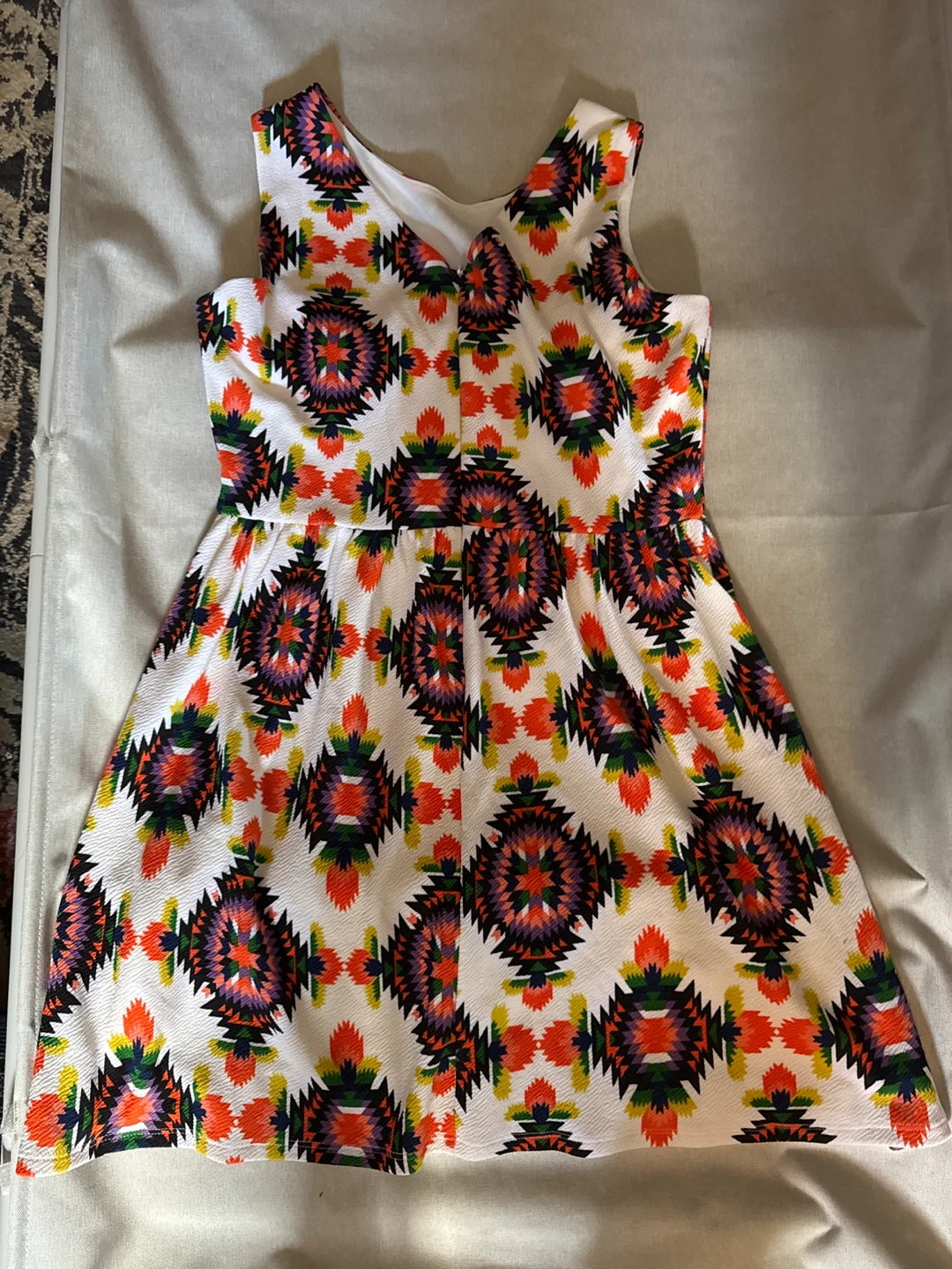 Women's Geometric Print Dress medium mini dress - photo 2