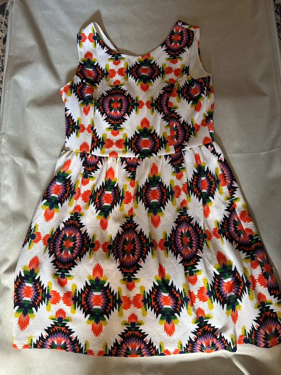 Women's Geometric Print Dress medium mini dress