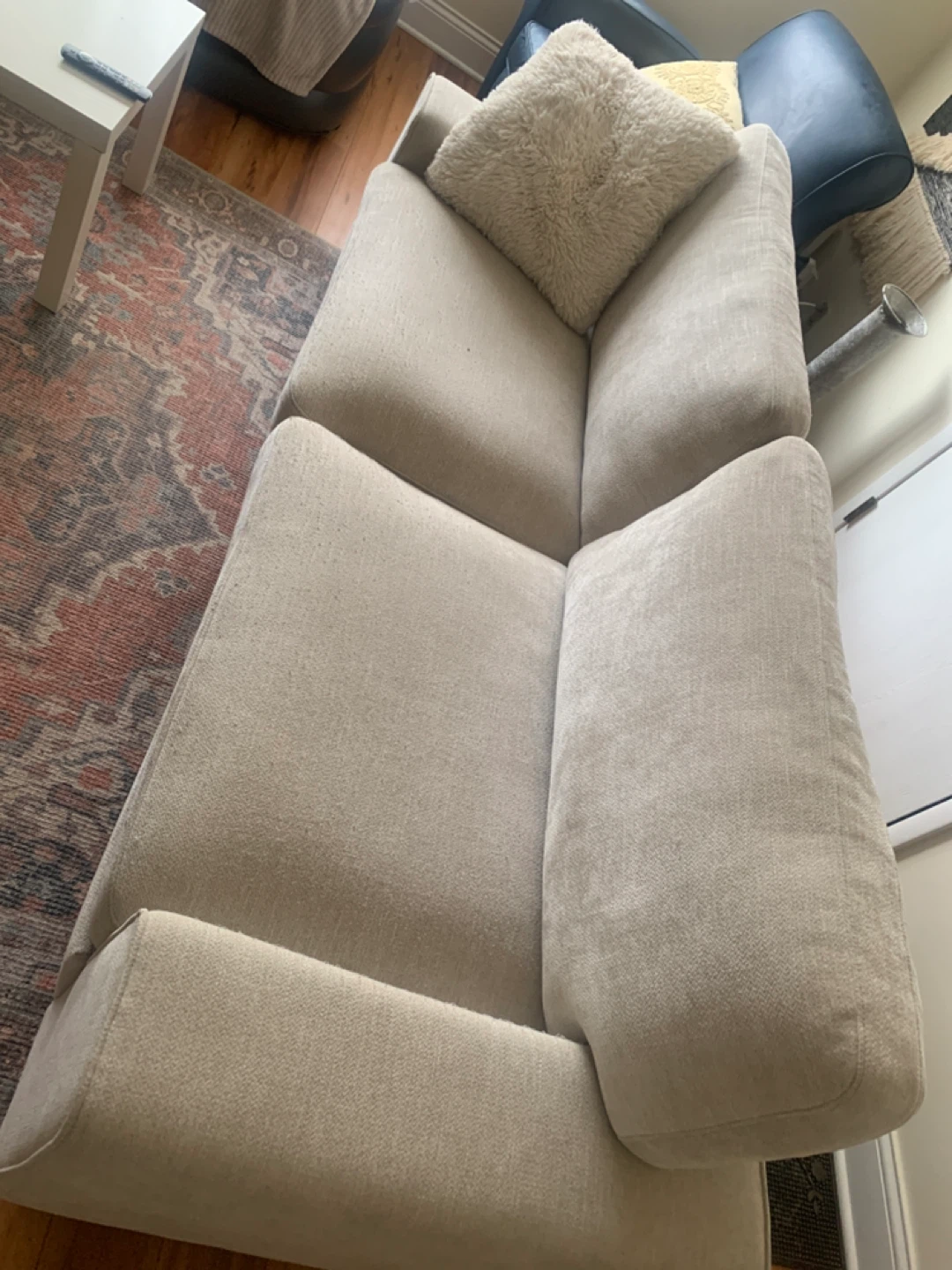 Loveseat sofa 88.58", beige