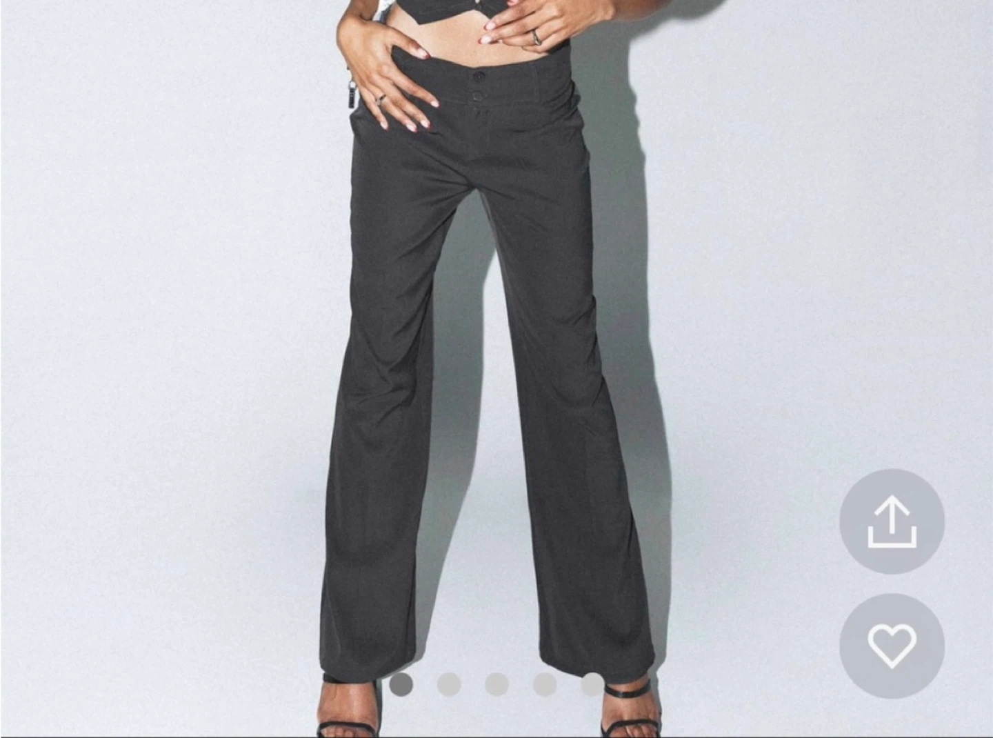 Princess Polly Archette Pants - Slate US 12 - photo 2