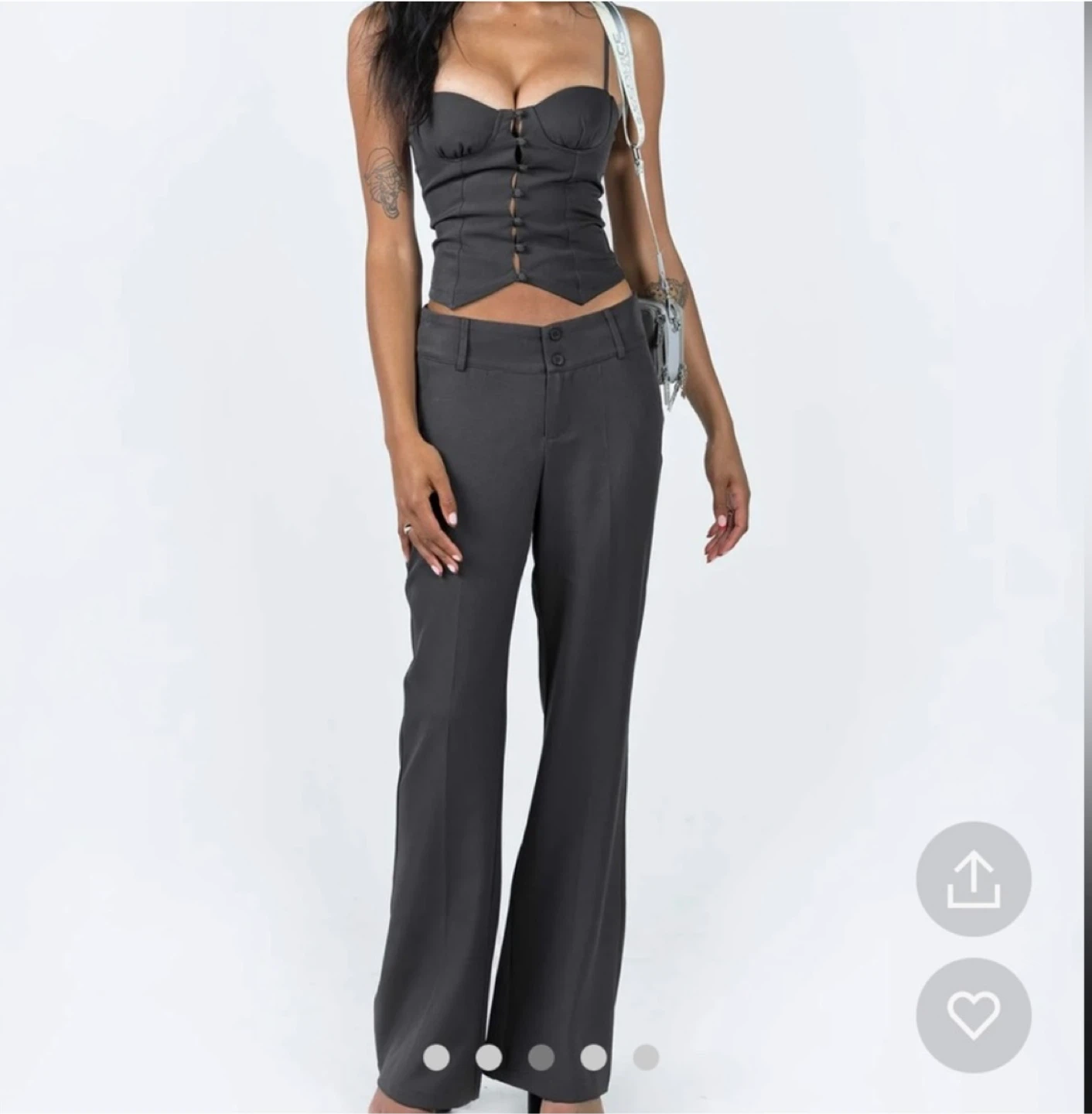 Princess Polly Archette Pants - Slate US 12 - photo 3