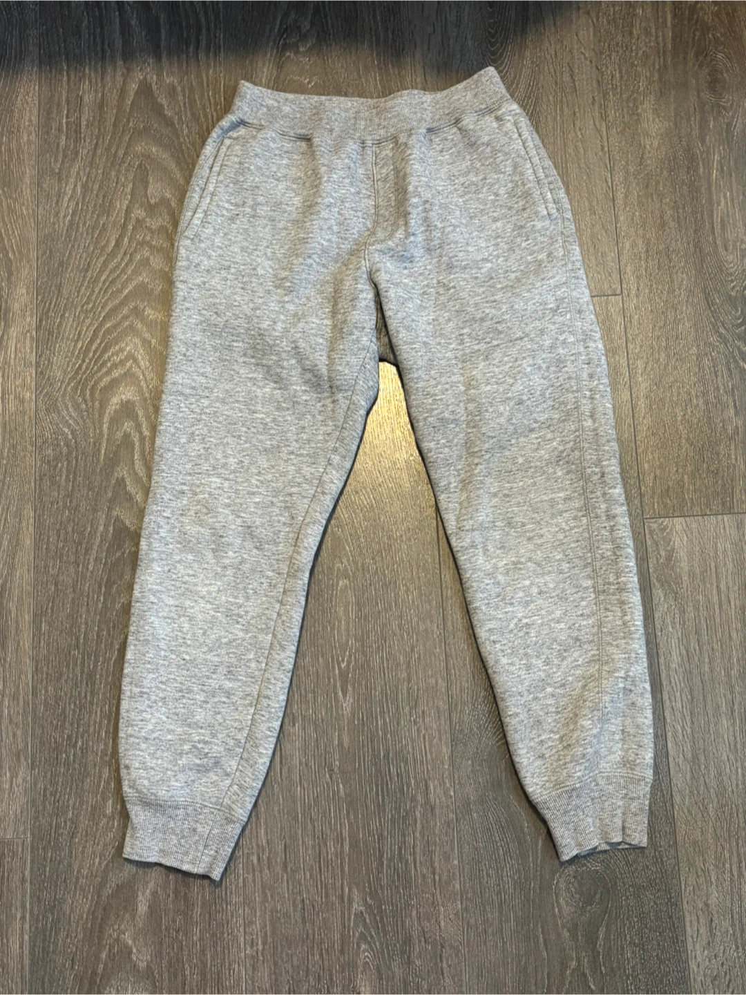 uniqlo kids sherpa grey sweatpants