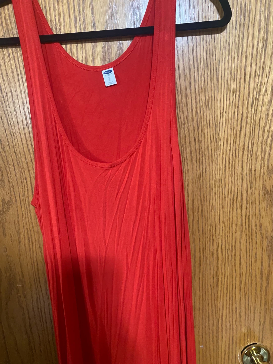 Women’s orange tank top maxi dress - photo 2