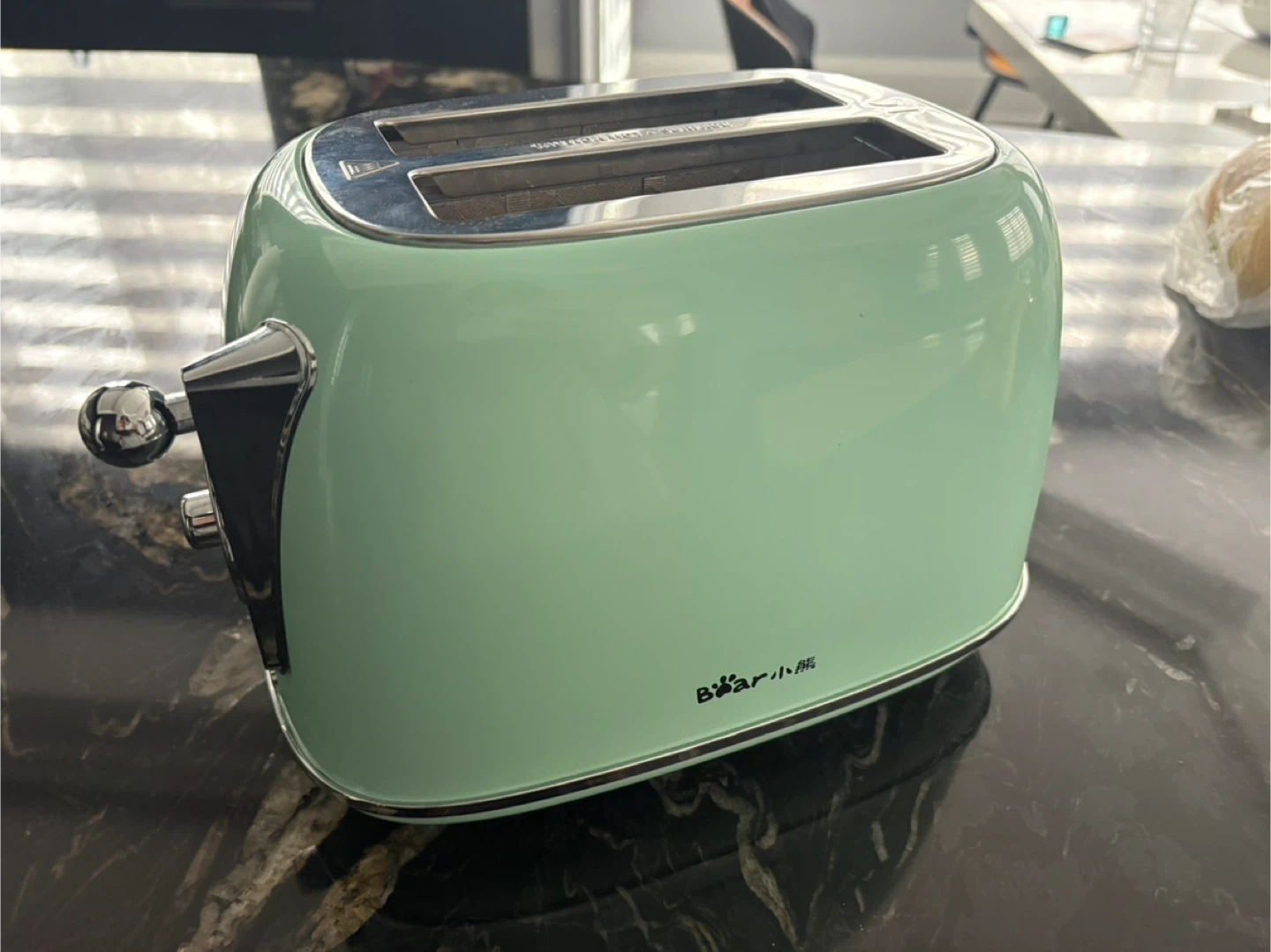 Toaster Bear 2- Mint Green