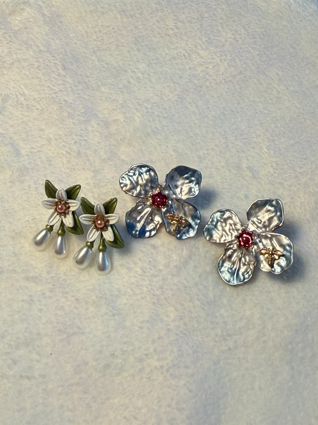 Flower Earrings Set