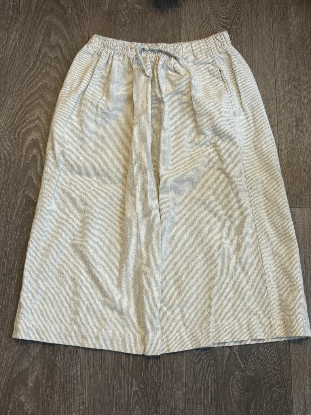 zara kids striped midi skirt