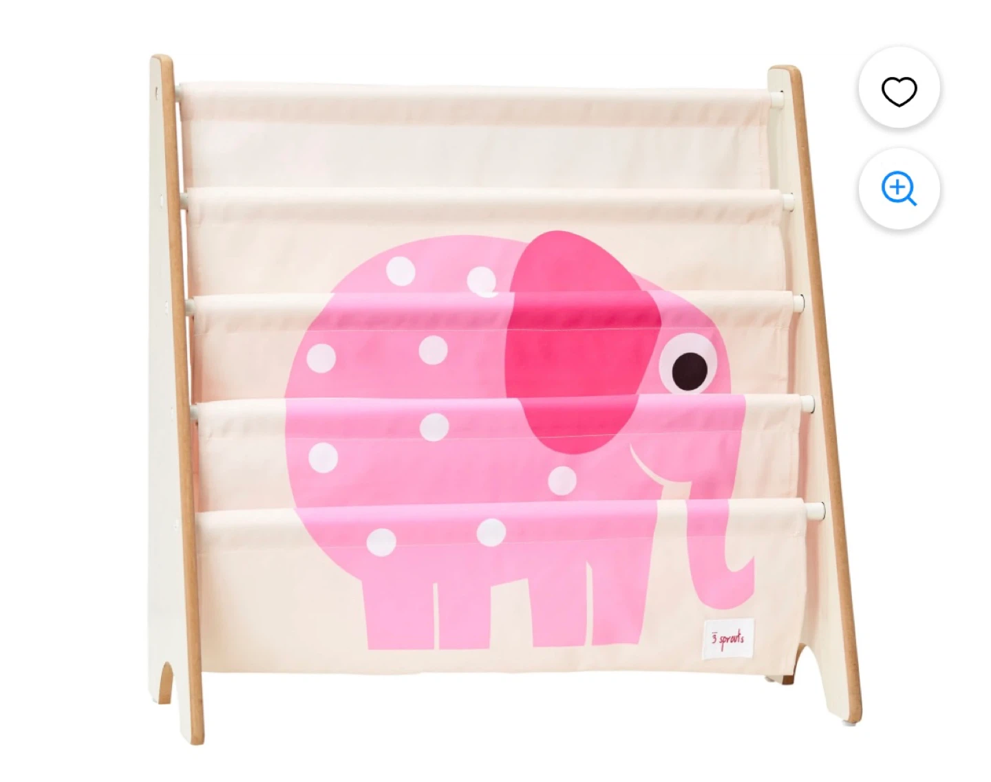 3 Sprouts Elephant Bookshelf