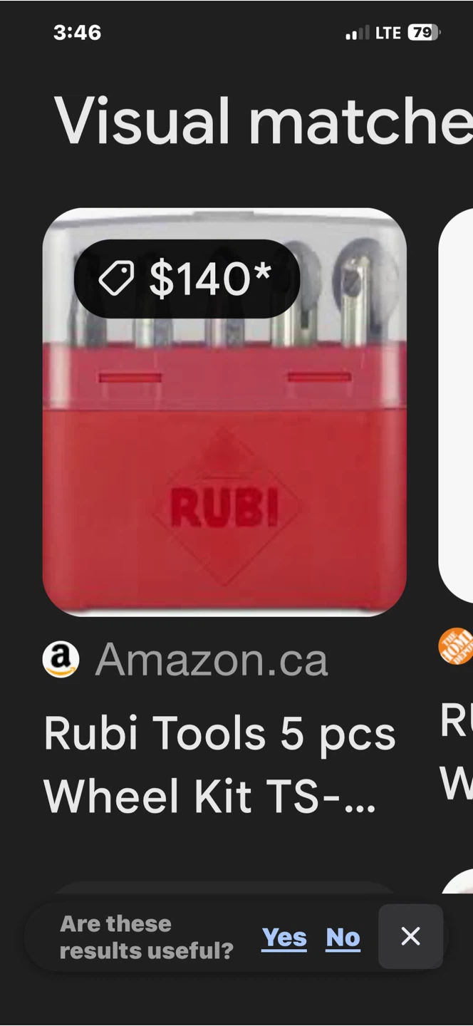 Rubi Tools 5 Piece Wheel Kit TS-...