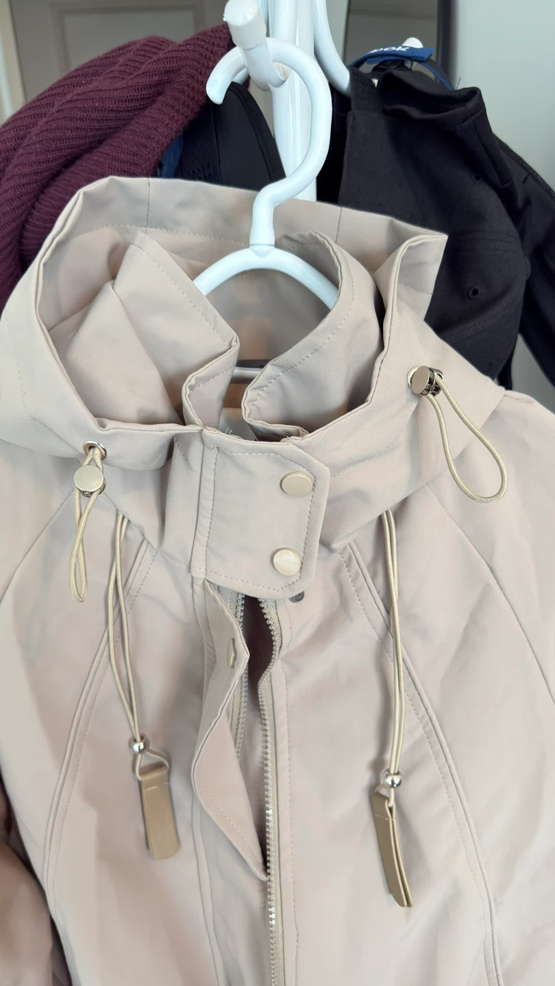 Women's Beige Hooded Jacket - photo 2