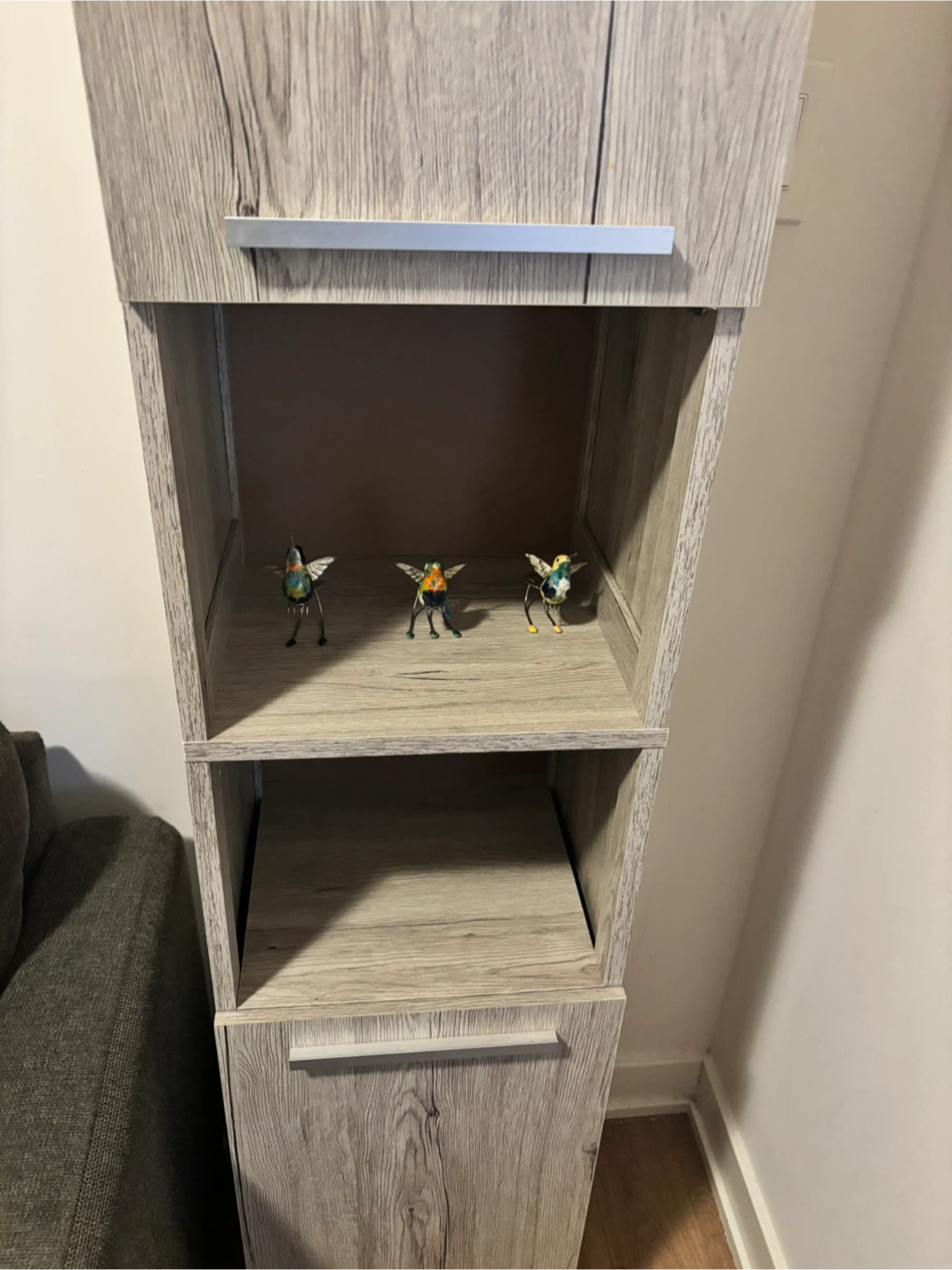 Tall Storage Cabinet with Shelves and Doors - photo 2
