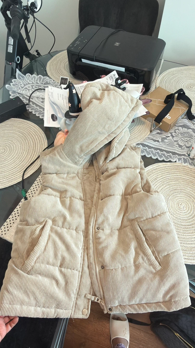 Puffer Vest with Hood