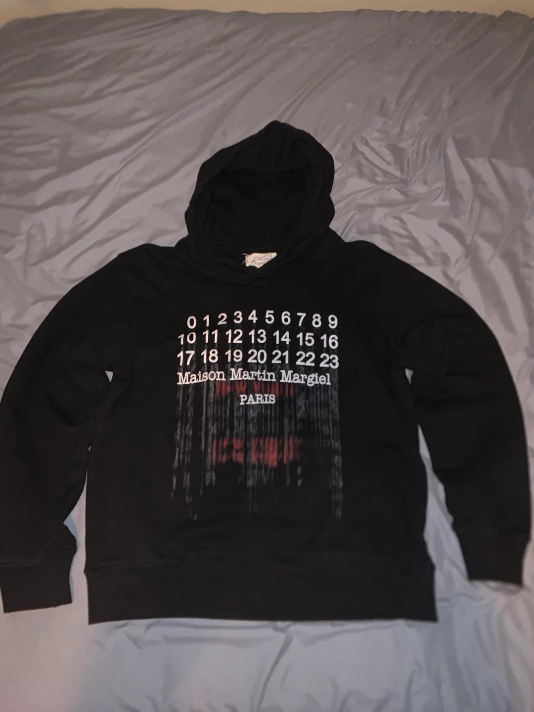 Maison Martin Margiela Paris Black Hoodie