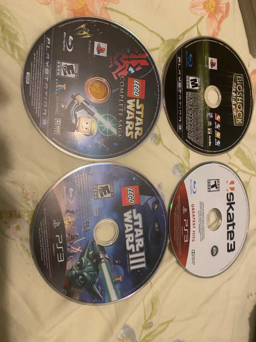 PS3 Game Lot Loose Discs