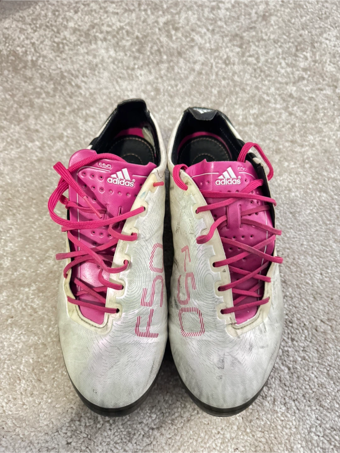 Adidas F50 adiZero FG White/Pink - photo 2