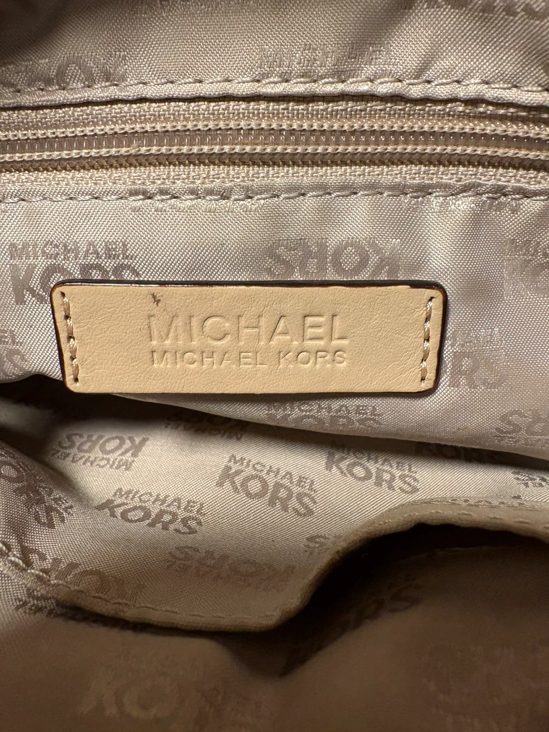 Michael Kors Brown Signature Print Leather Crossbody Bag - photo 4