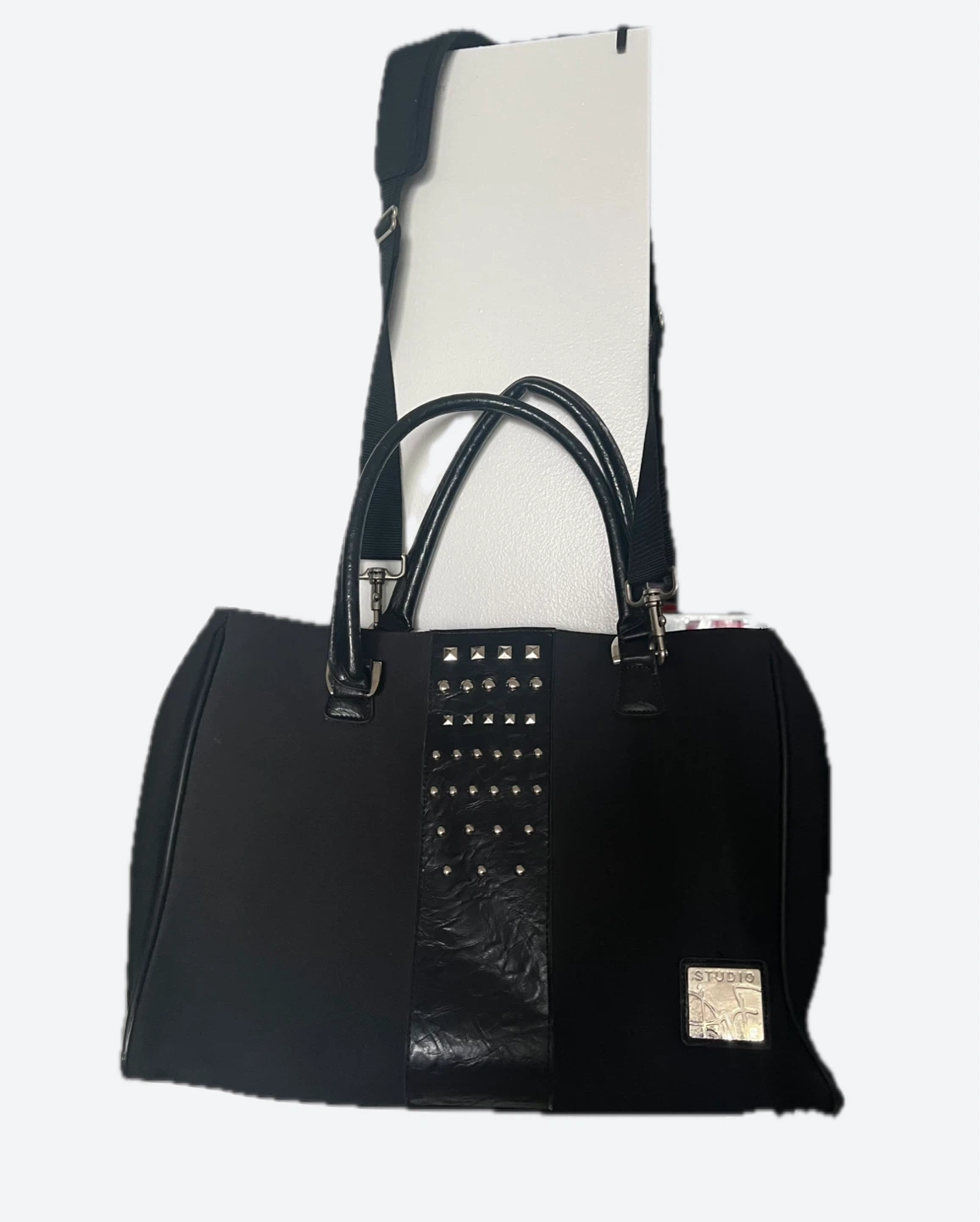 Large STUDIO ART Studded Portfolio Bag w/3 Artsy Dividers 🌱